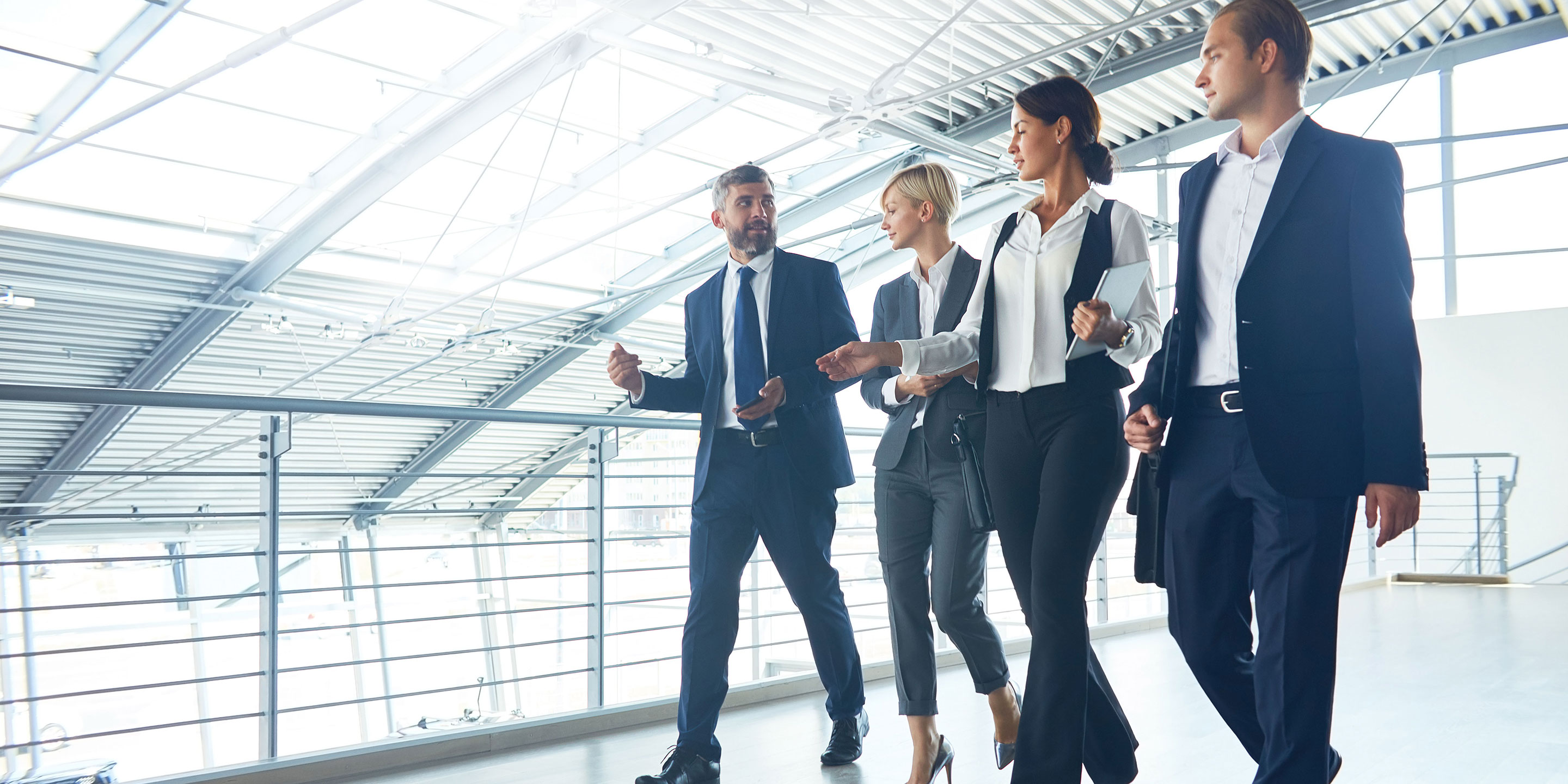 Business people talking 