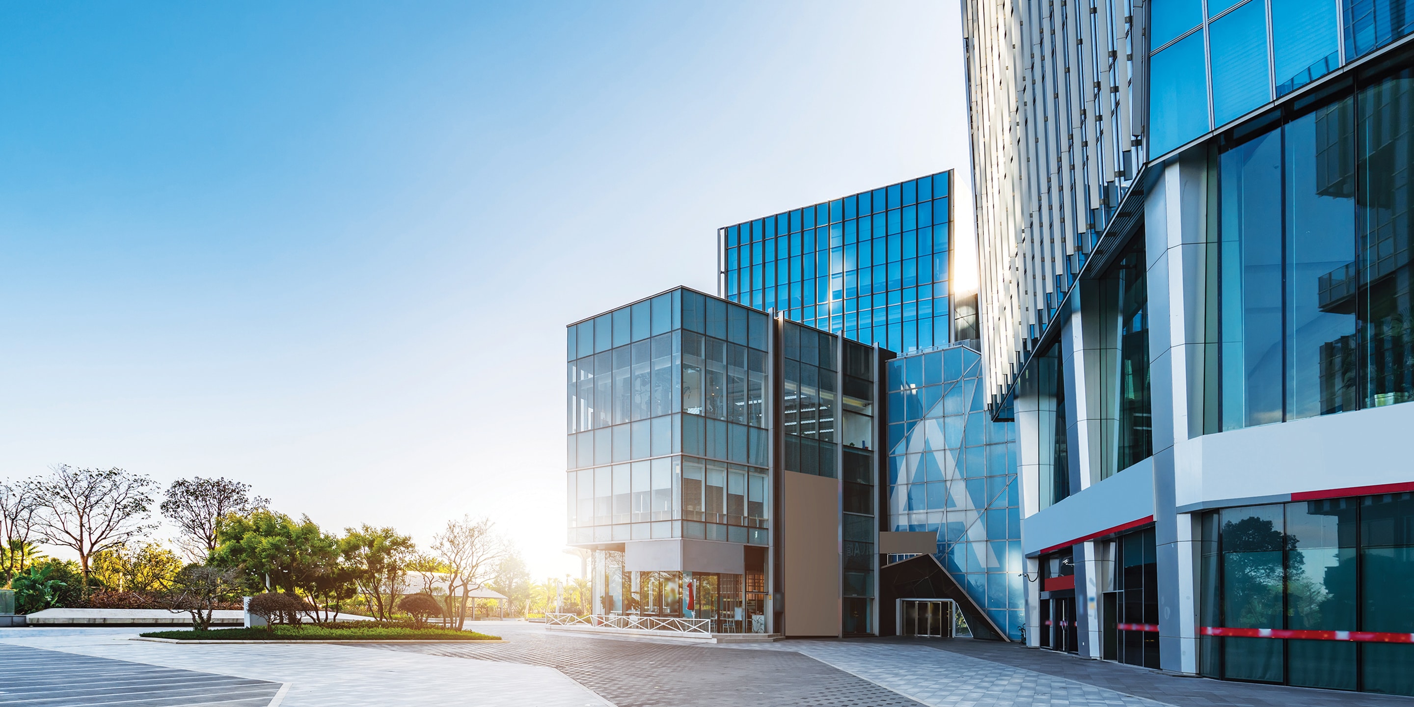 Exterior image of an office building