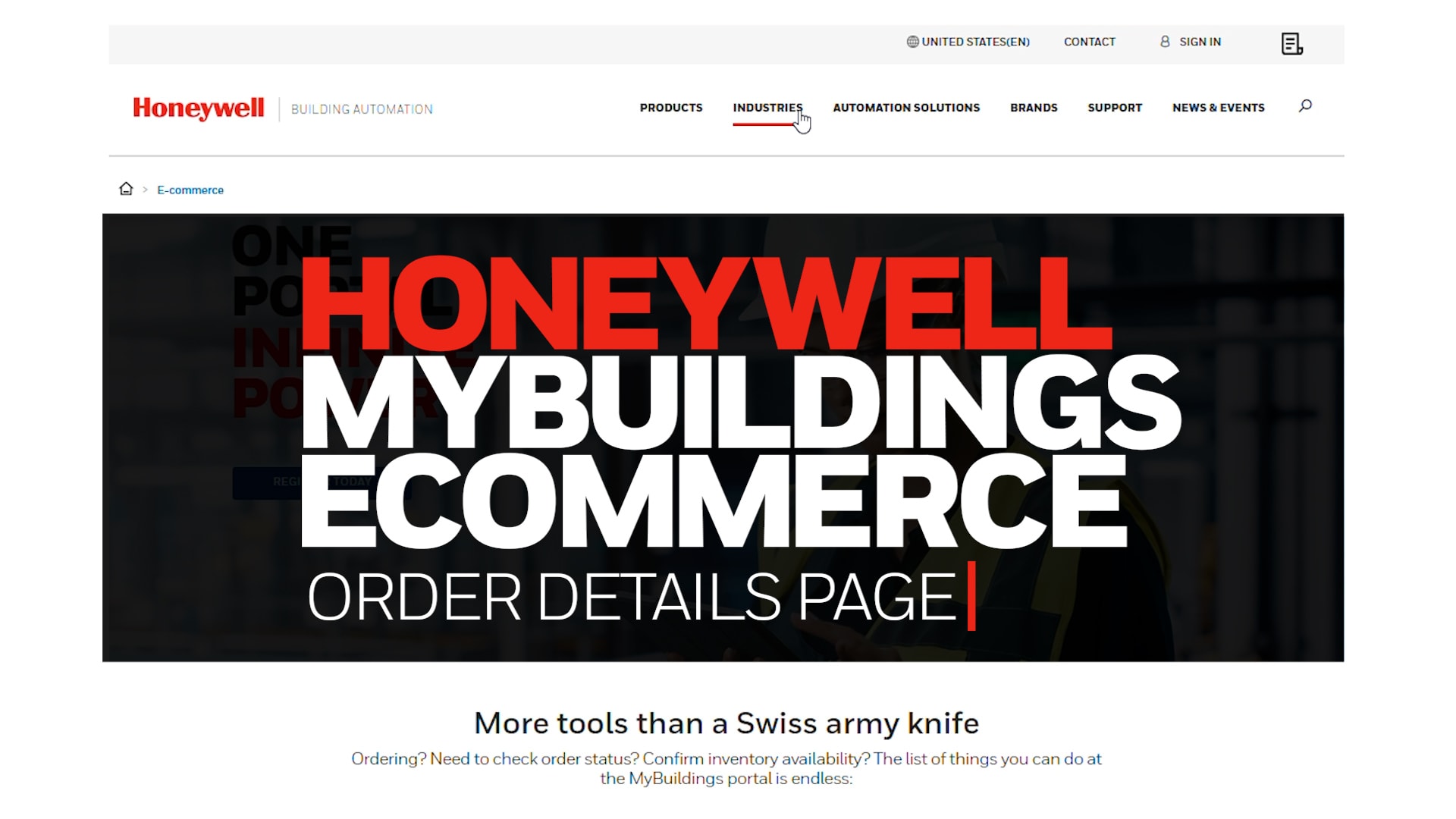 Orders Details page
