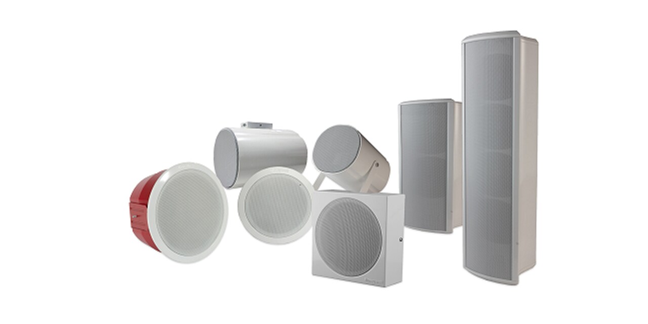 EN 54-24 certified loudspeakers 