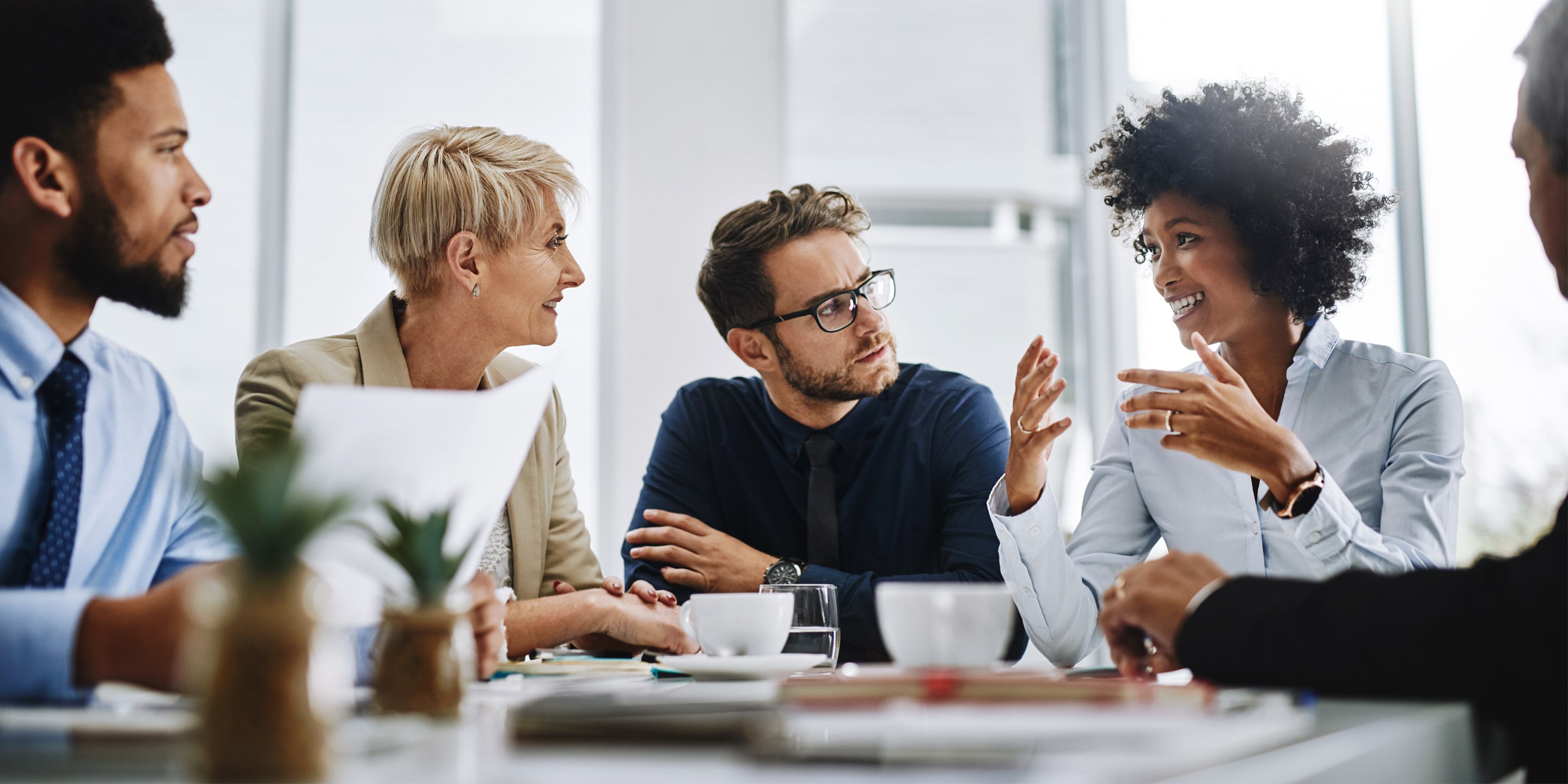 Careers people talking