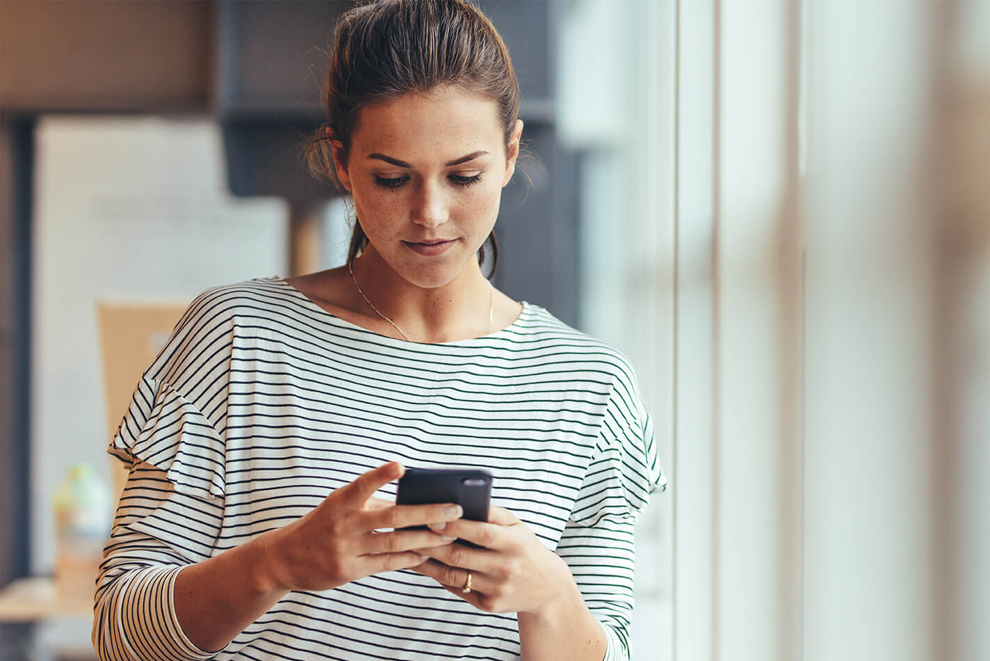 Image of Instant alert plus on mobile phone