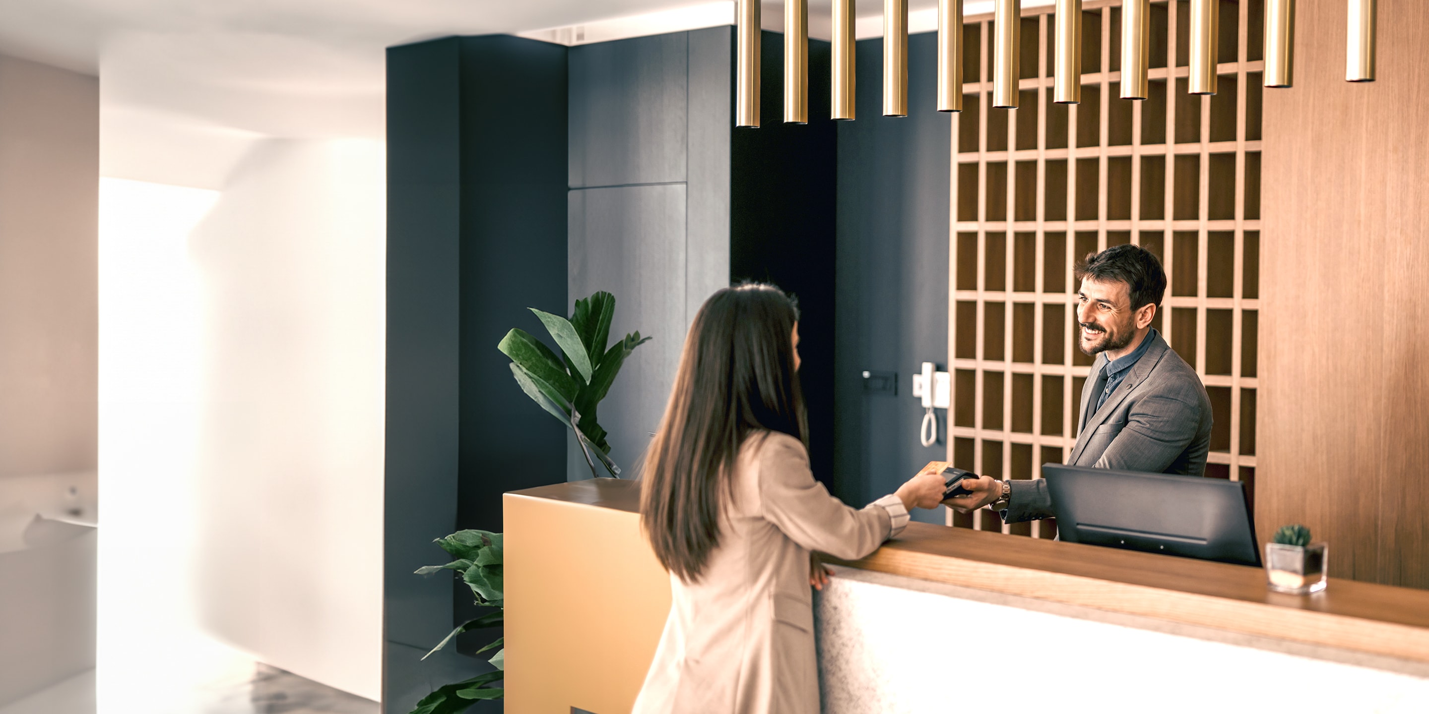 Hotel front desk