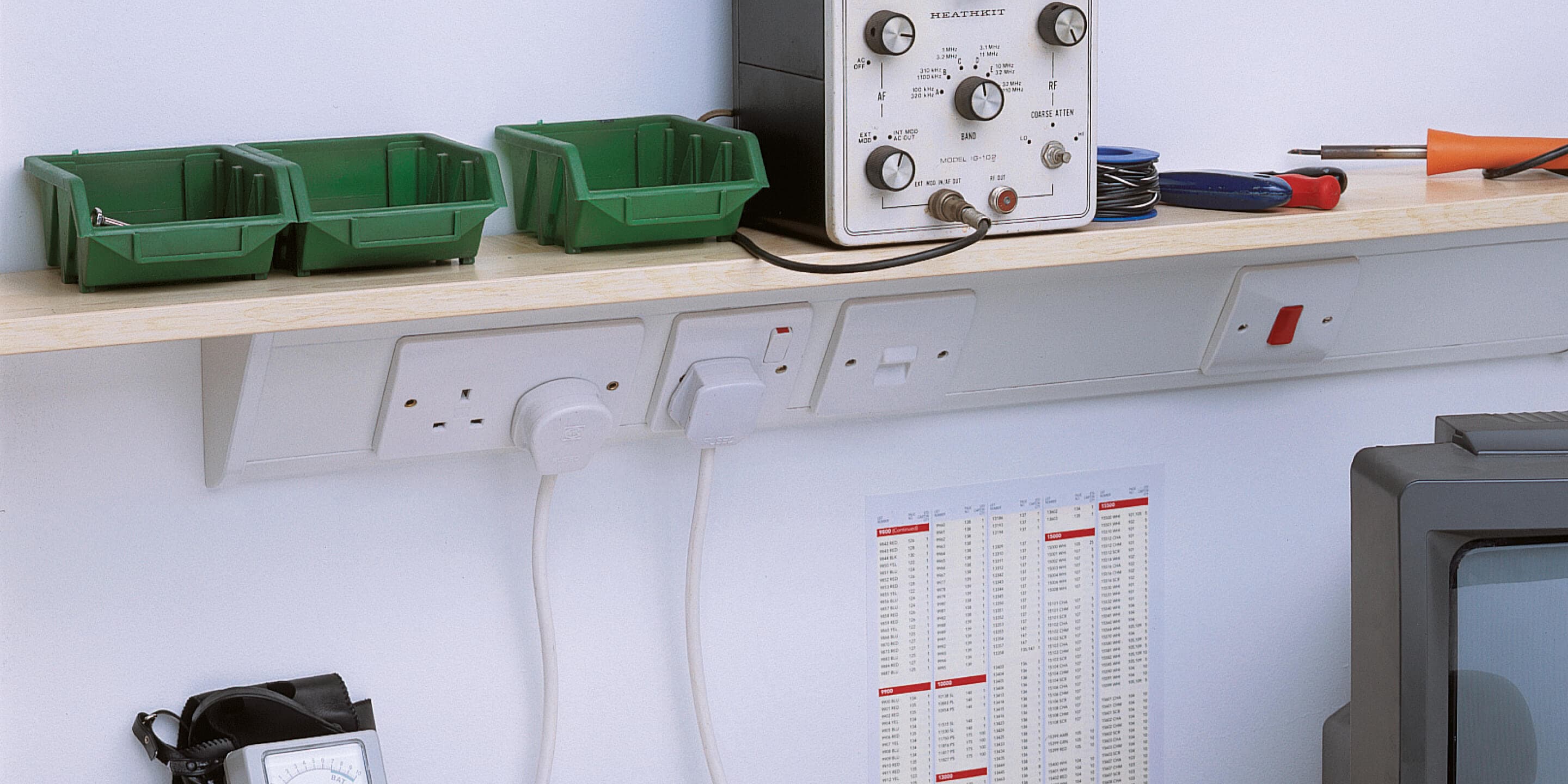 Pinnacle product under shelf