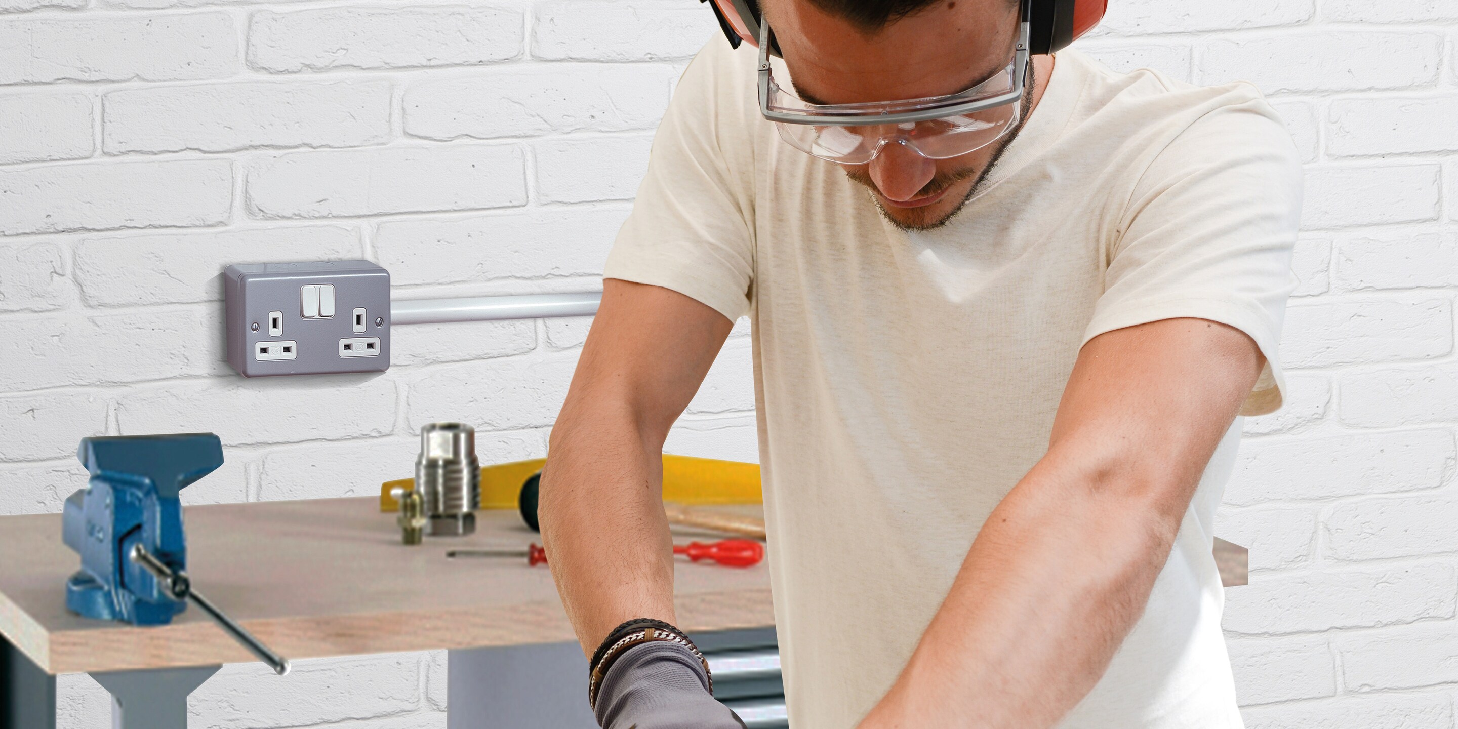 Man working in workshop