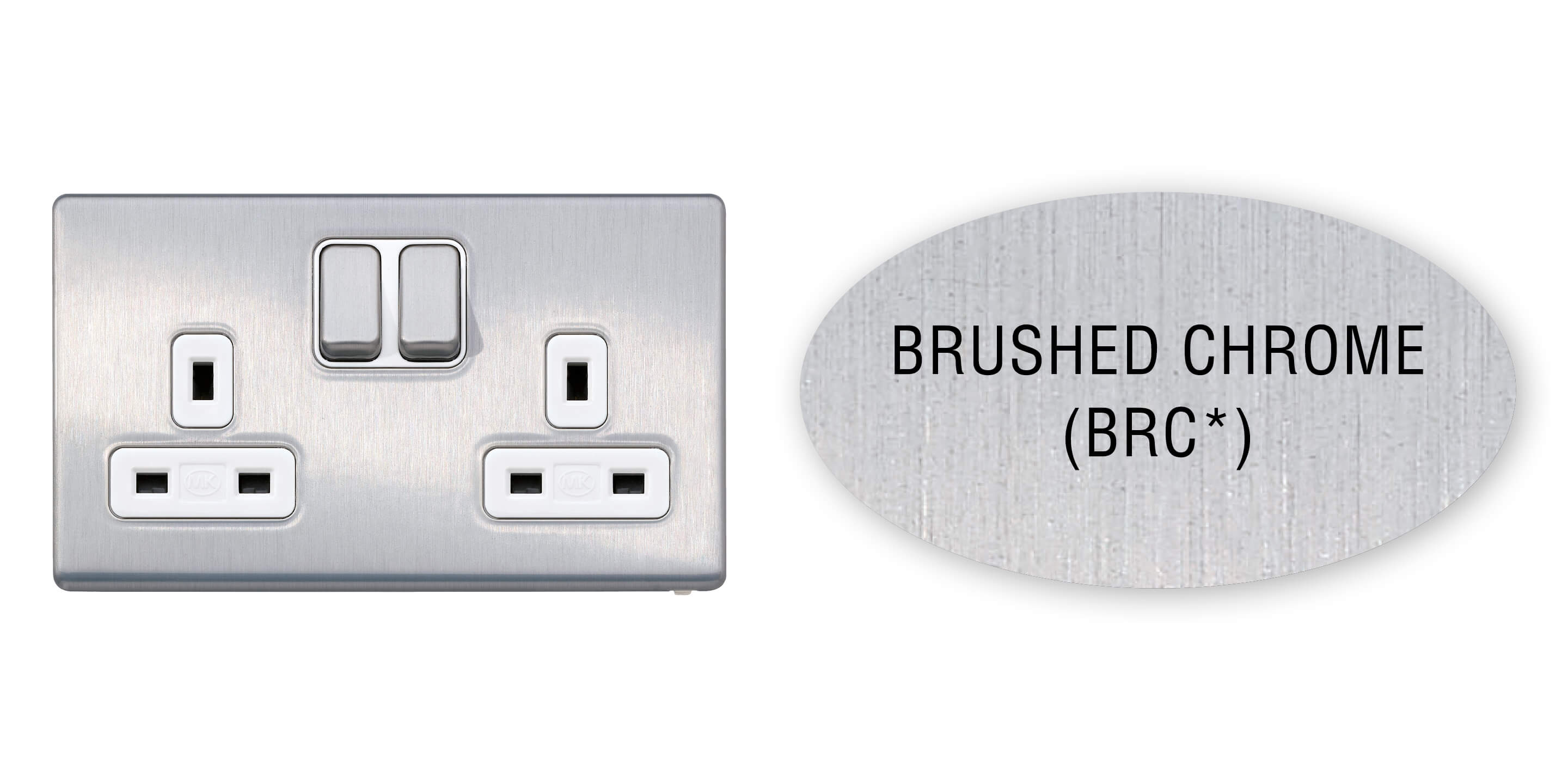 Brushed chrome 