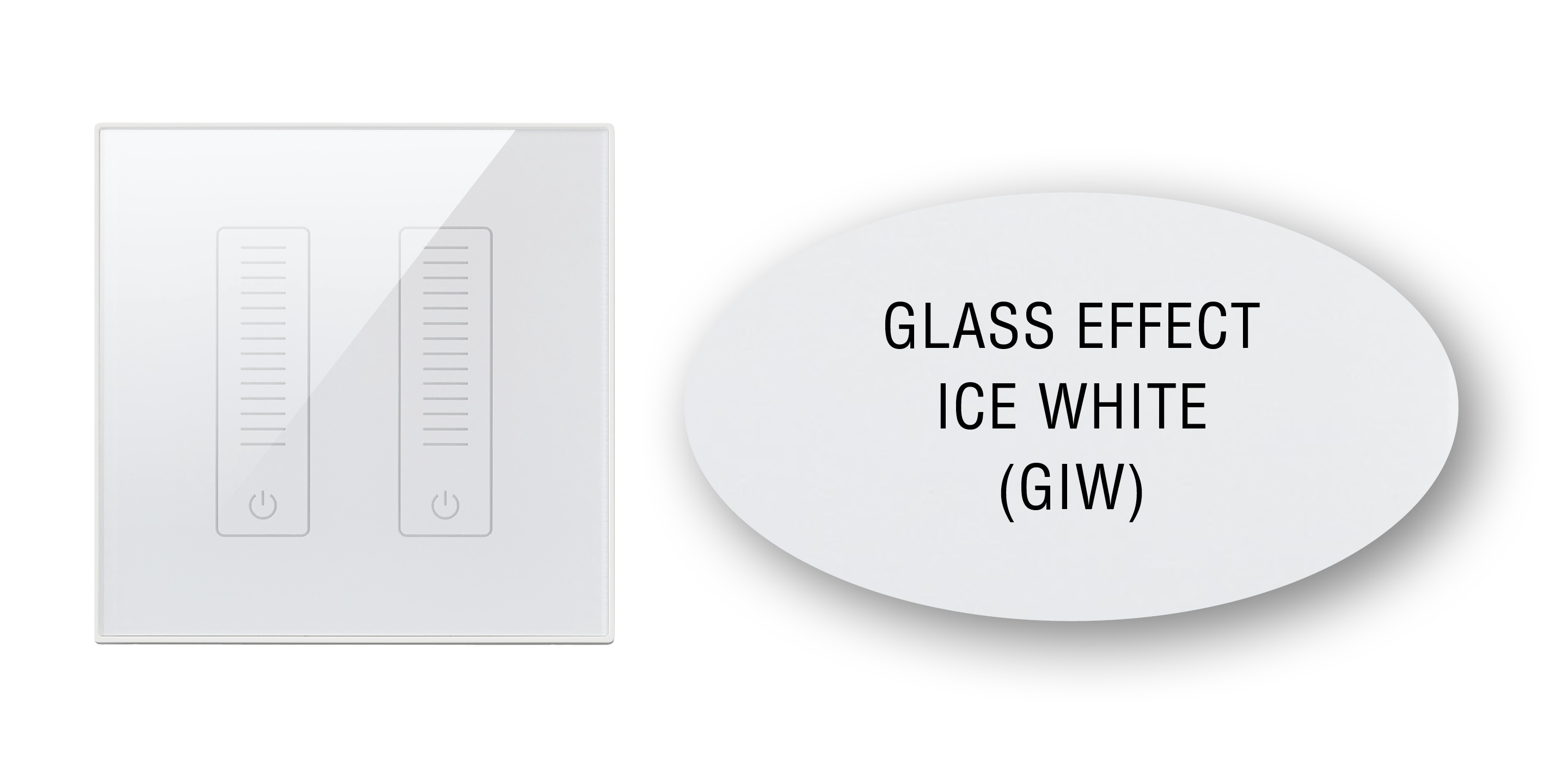 Elements polished ice white
