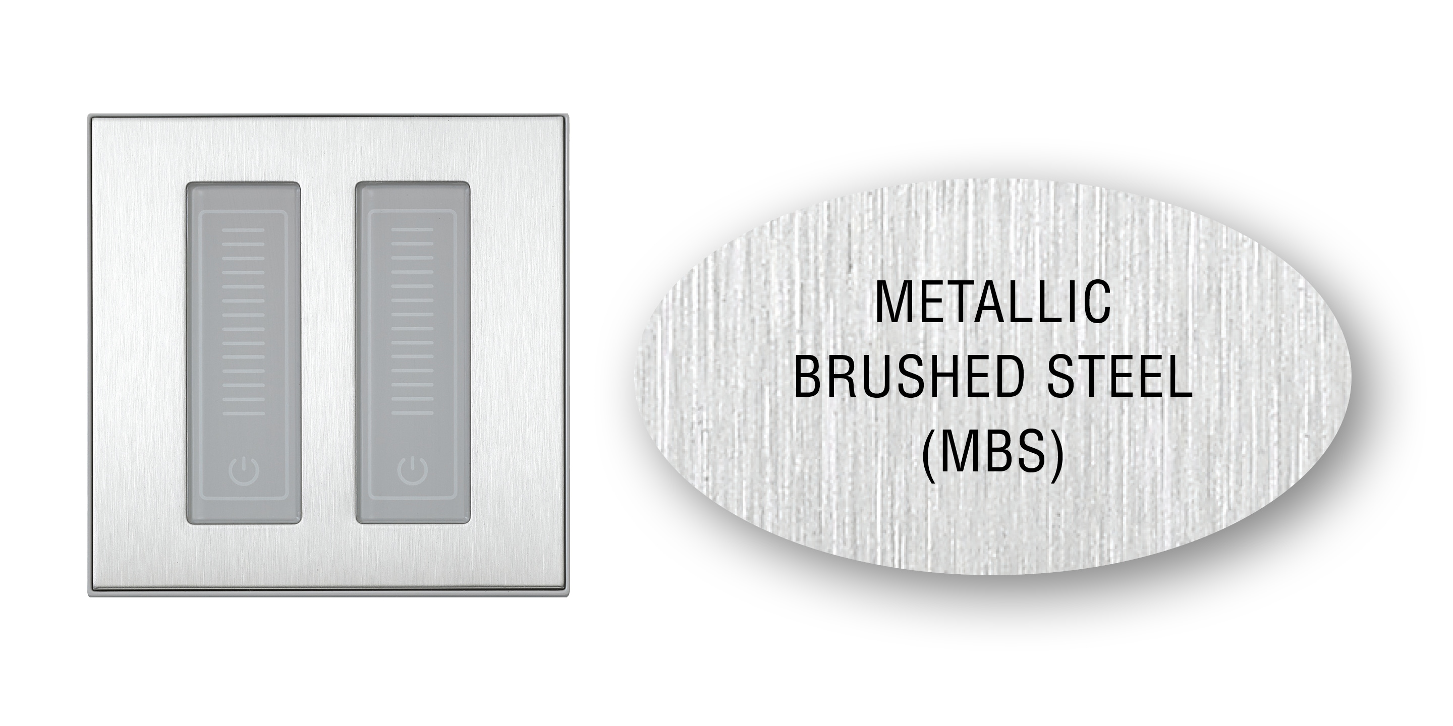 Elements brushed steel