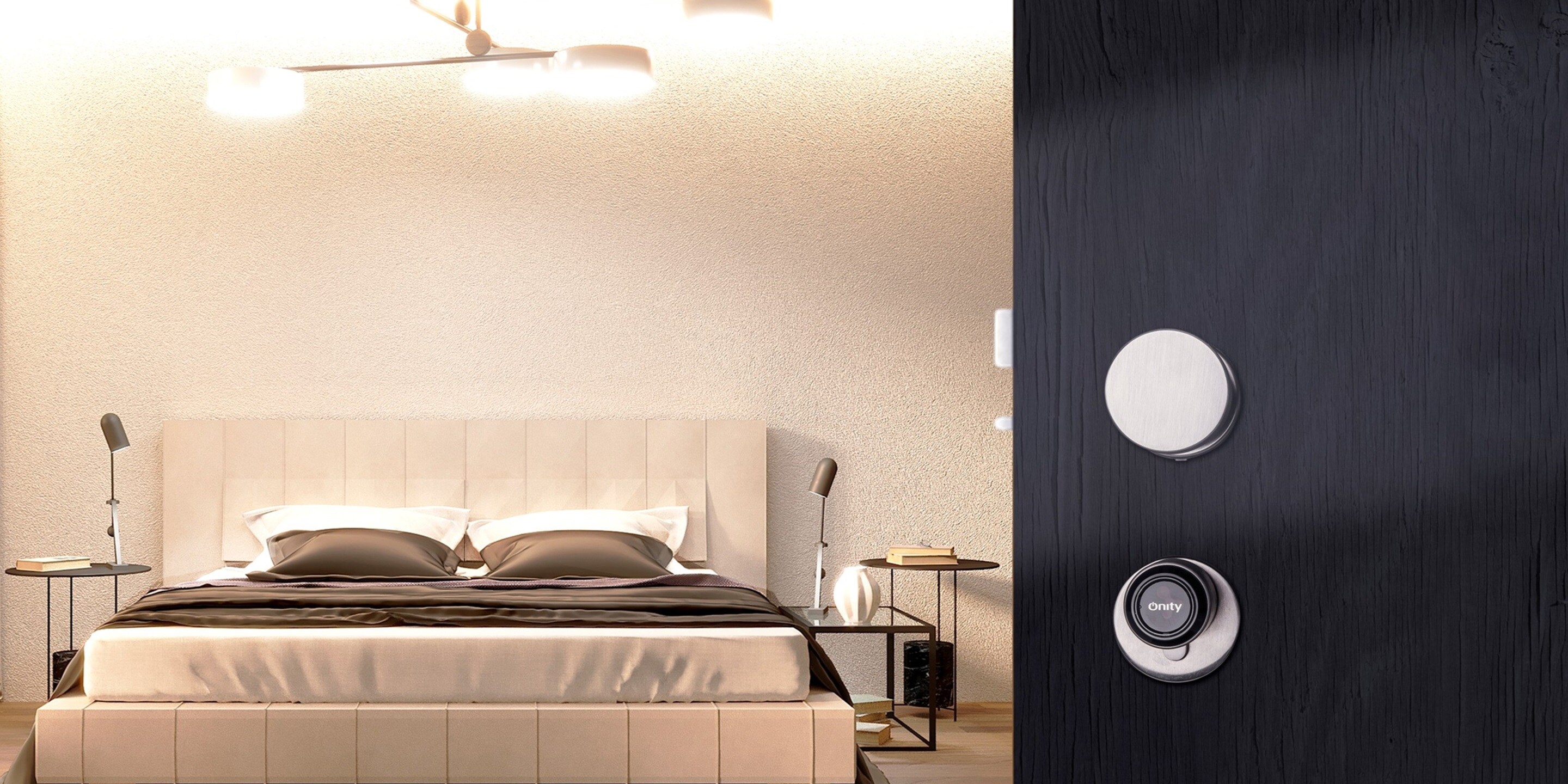 E-Cylinder on Door Bedroom