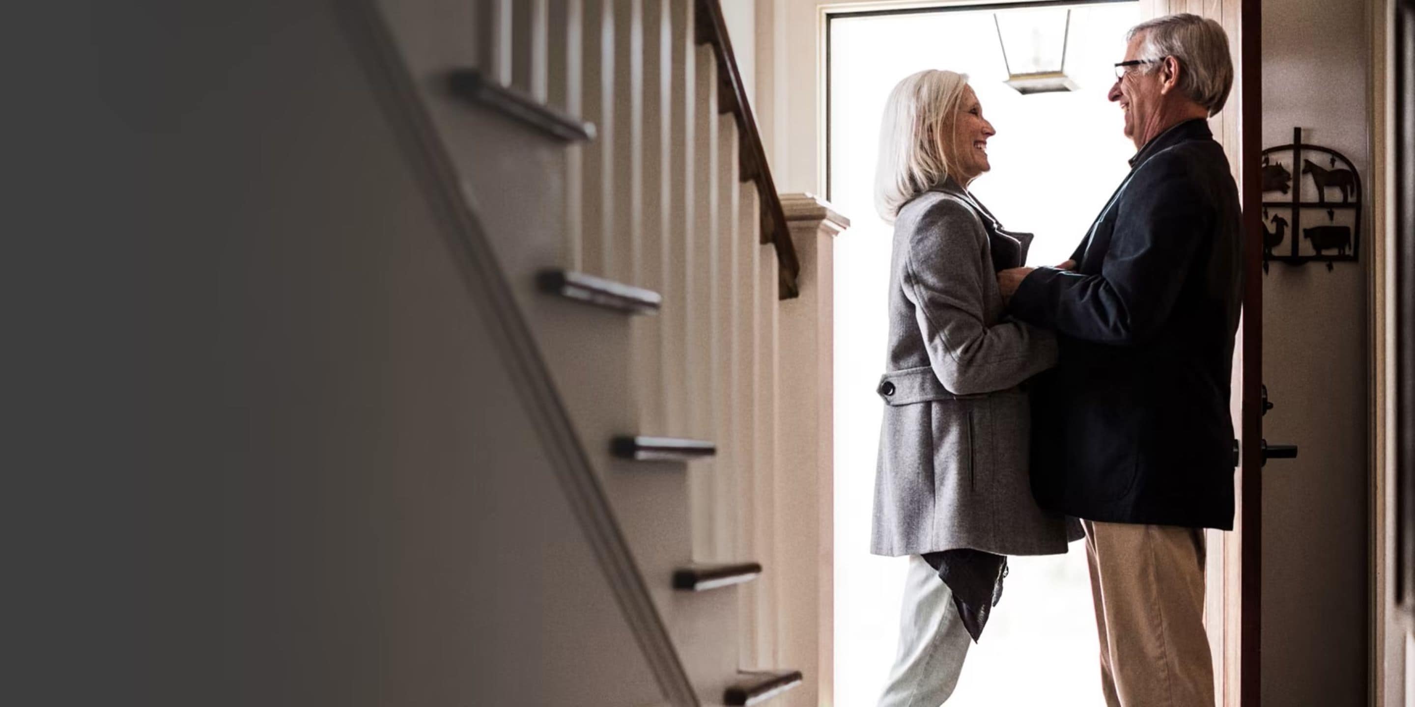 Onity Senior Living Couple in Doorway