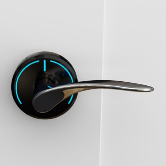 Onity Serene handle wing polished chrome