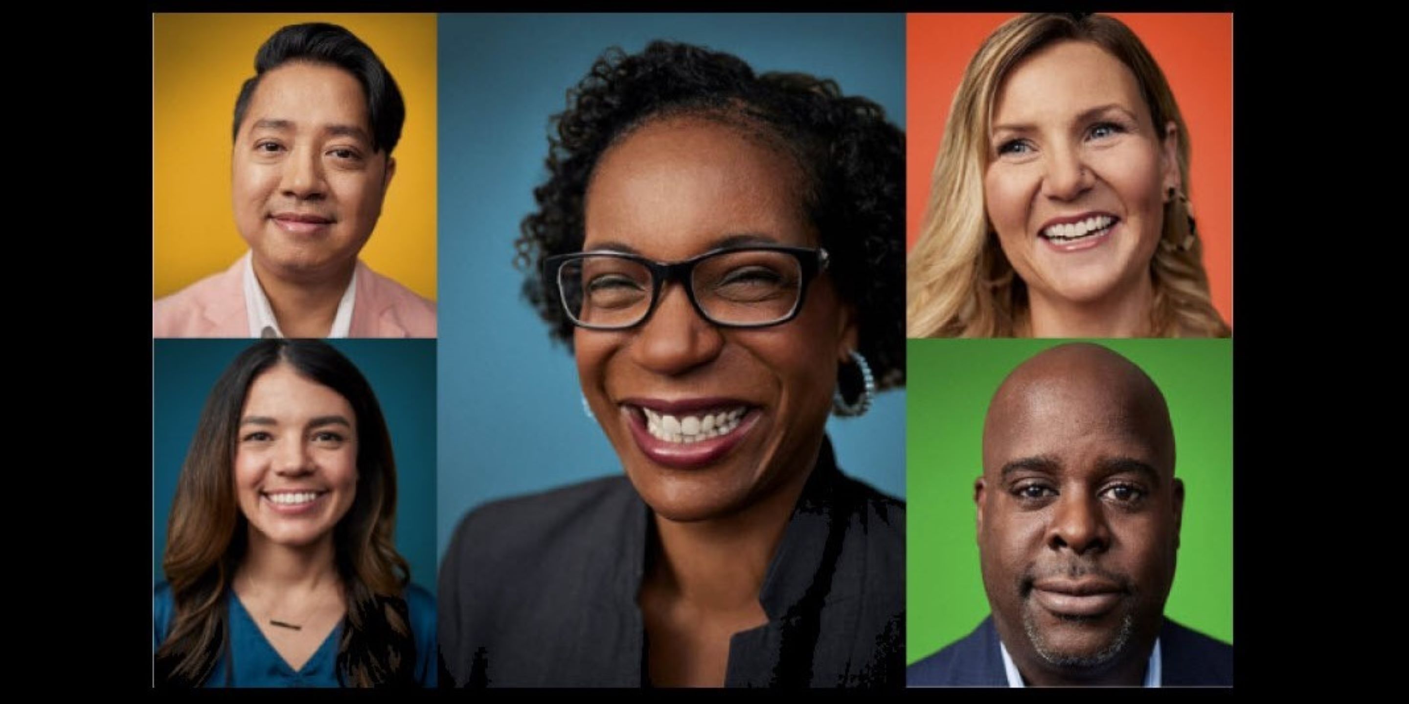 Collage of male and female real estate agents