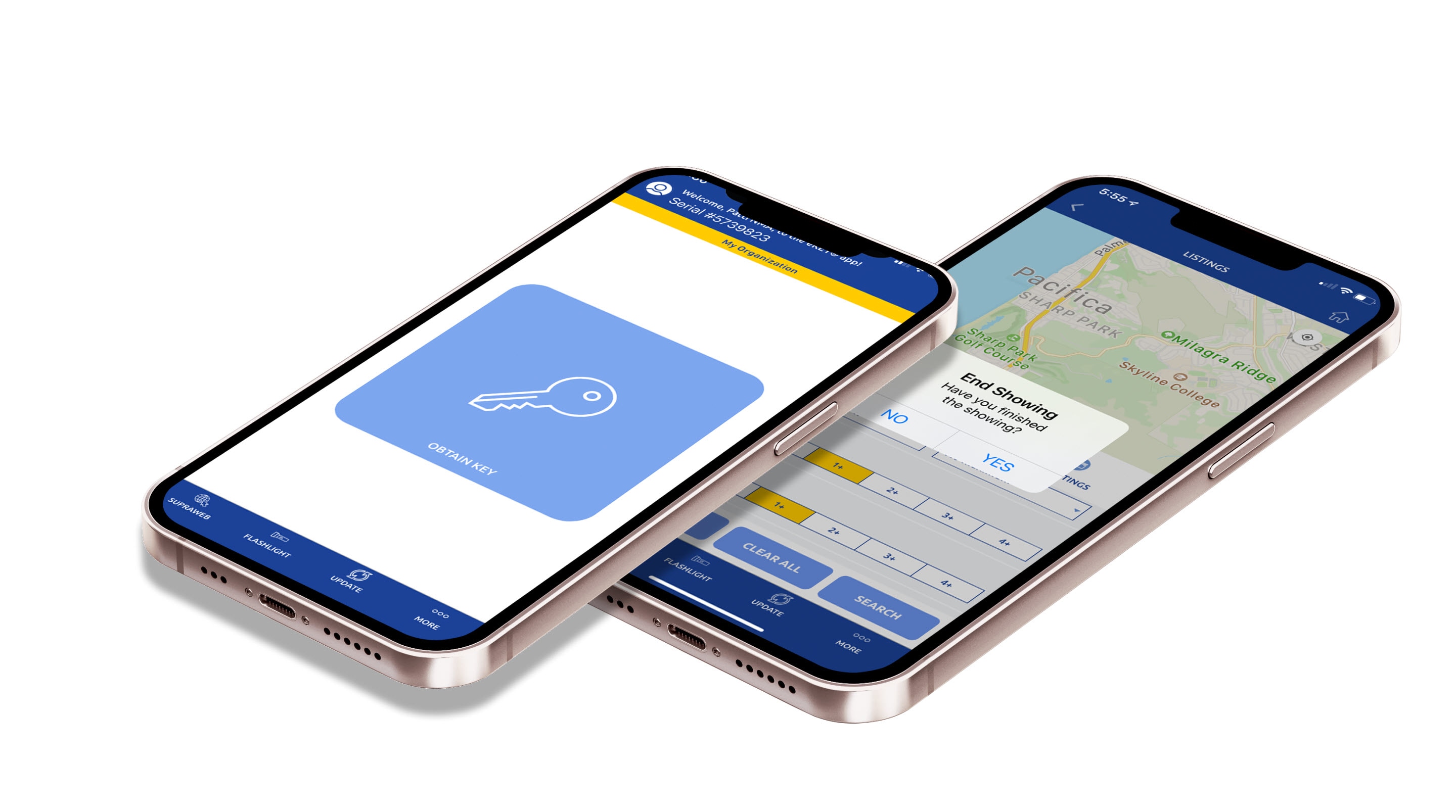 eKEY app digital keys combined