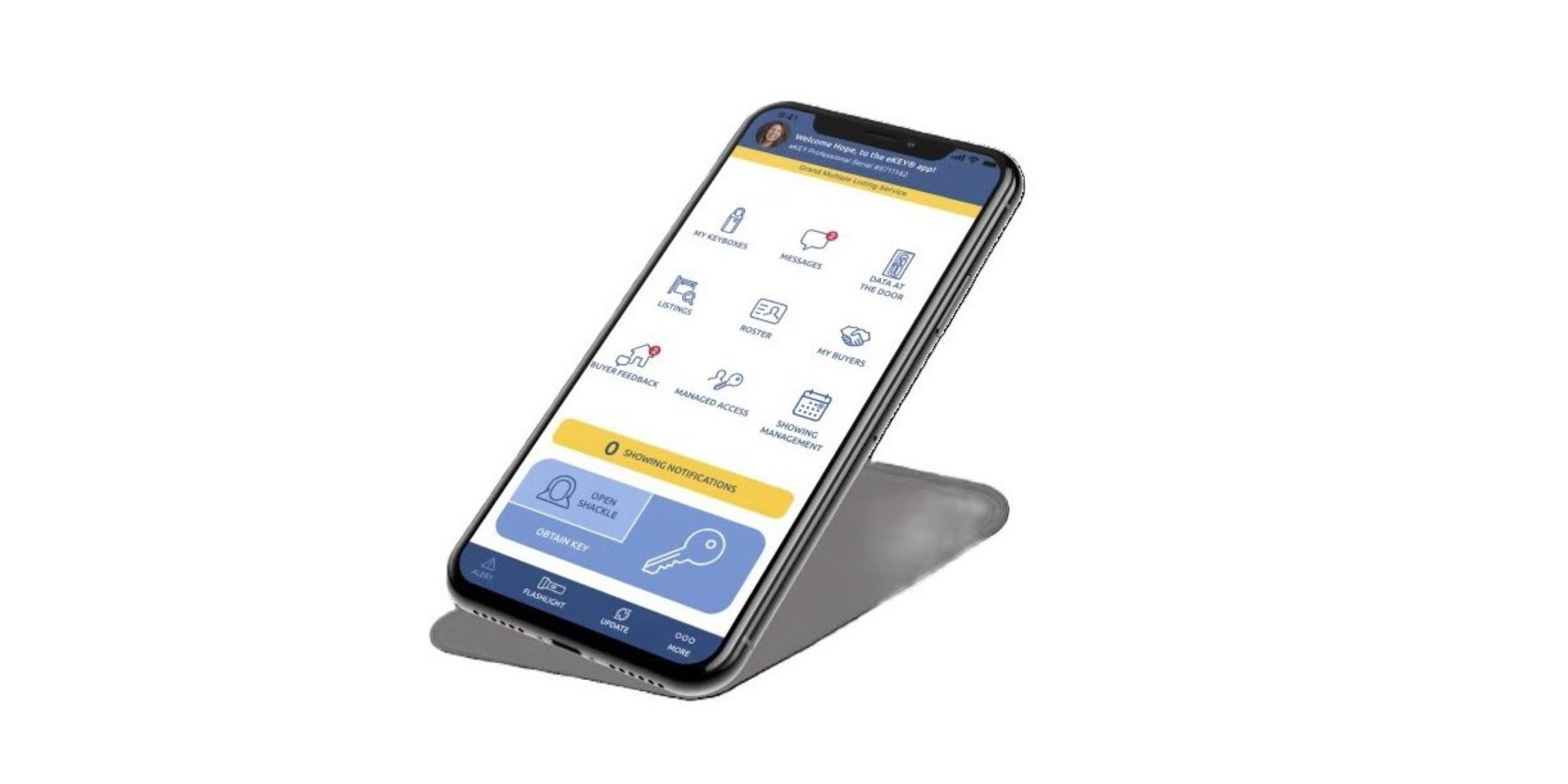 Supra ekey app home screen