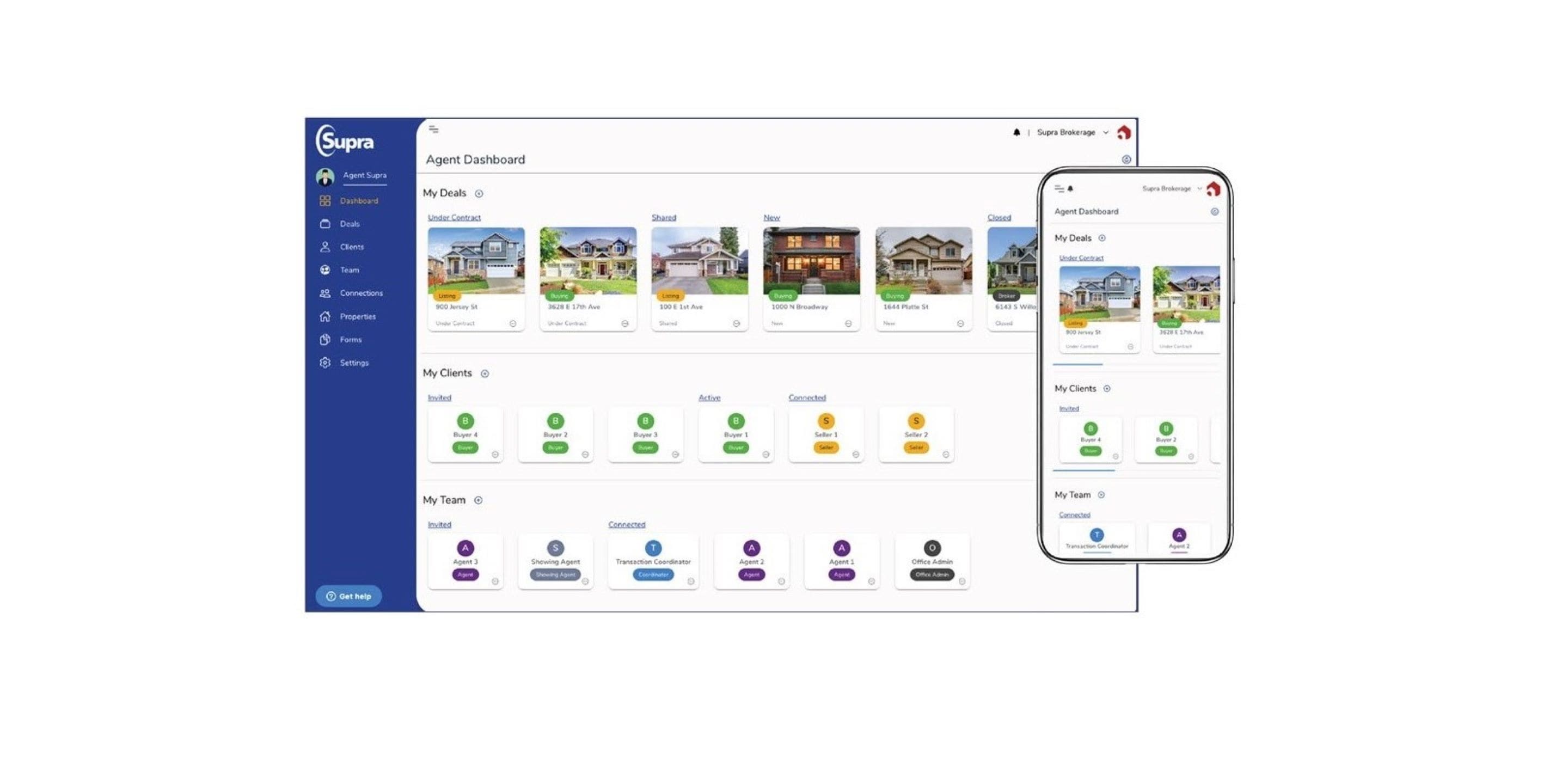Essential transactions tablet mobile