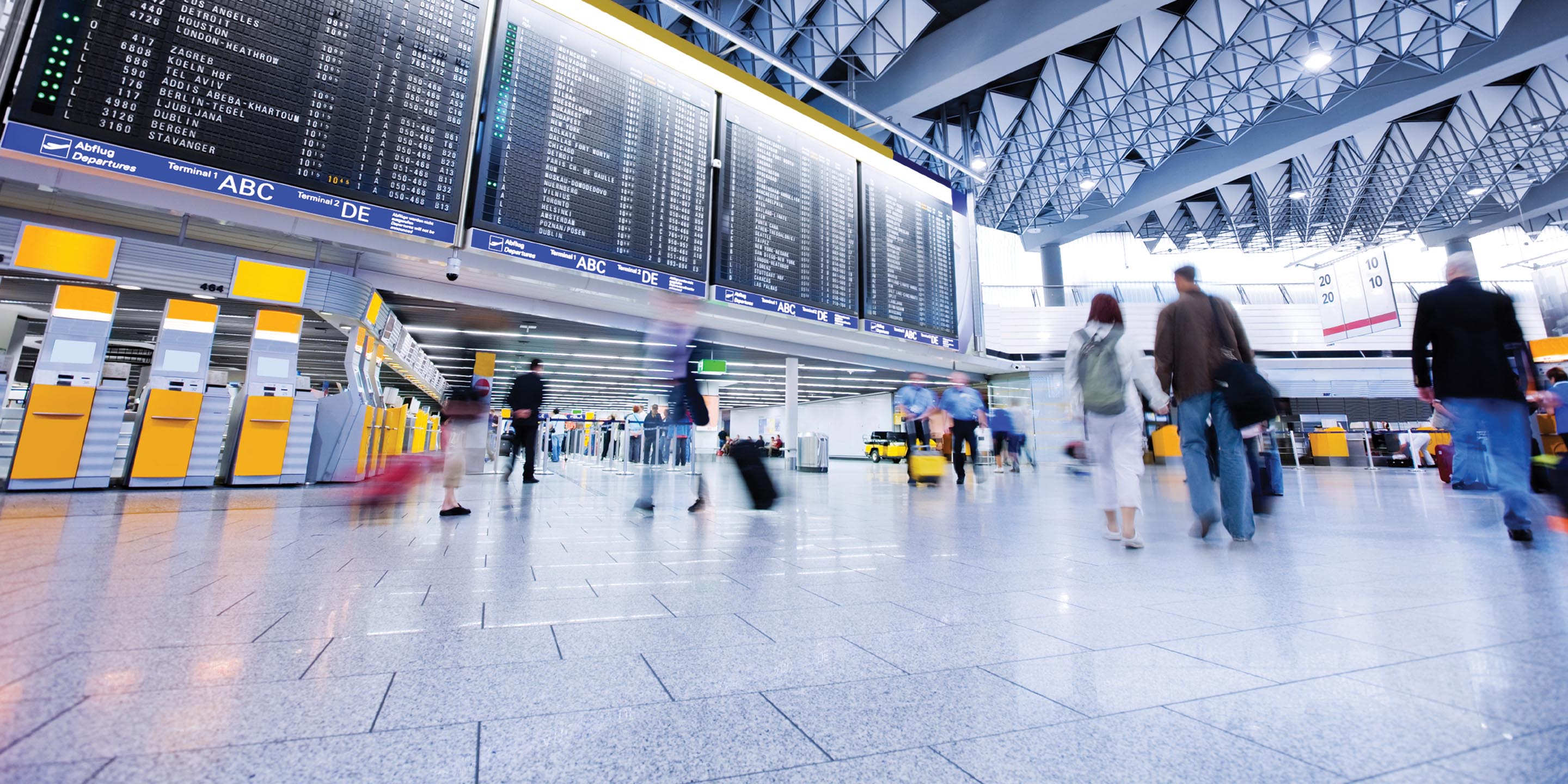 Busy airport