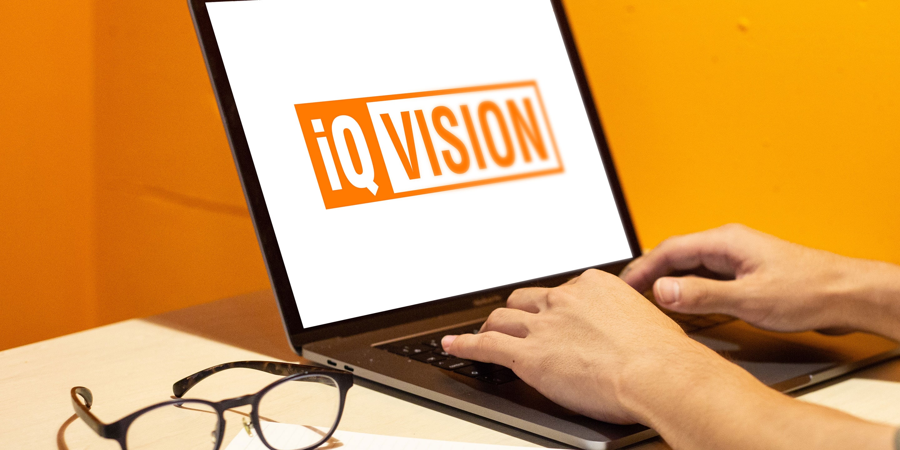 Person training on laptop