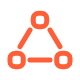 Triangle share icon